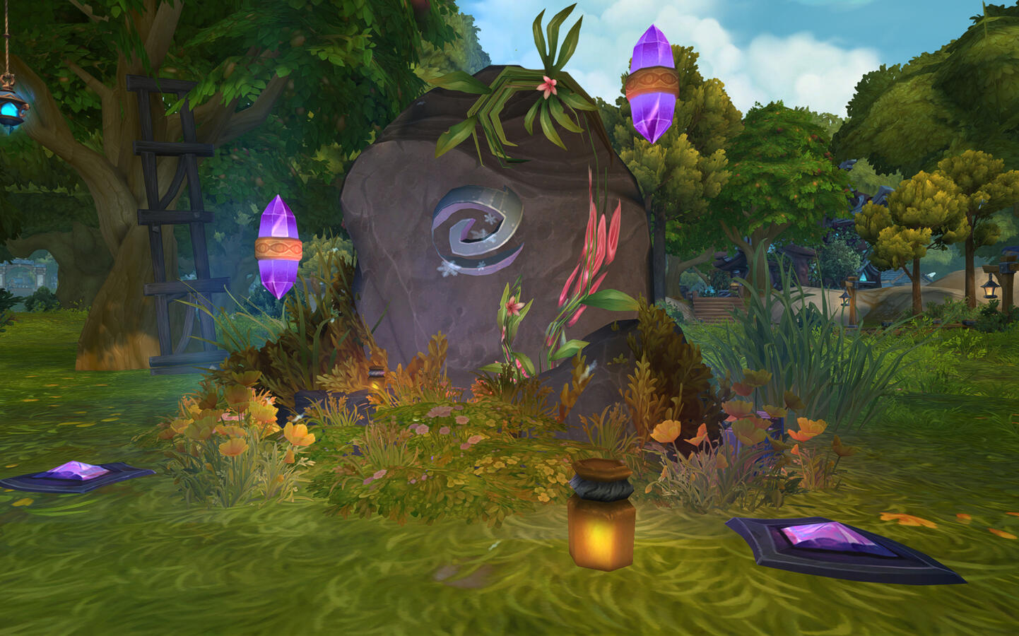 A typical runestone in Runestone Crossing